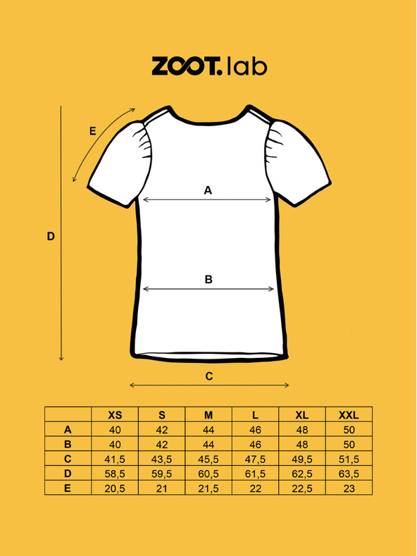 ZOOT.lab Schwarzes Damen-T-Shirt mit Rückenkrawatte ZOOT.lab Romy