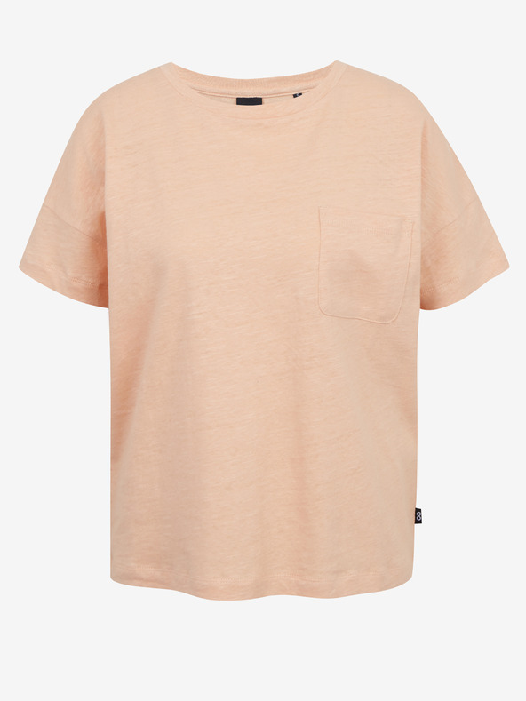 ZOOT.lab Apricotfarbenes Damen-Leinen-T-Shirt ZOOT.lab Harriet