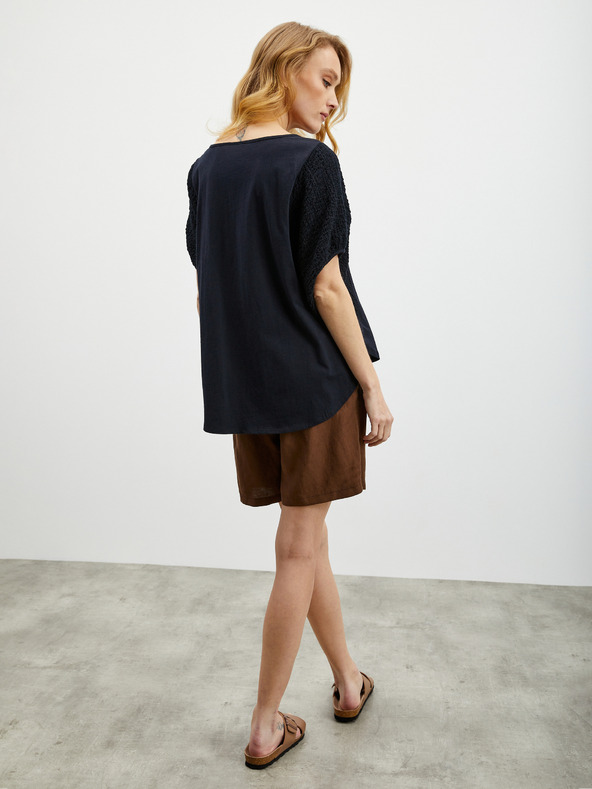 ZOOT.lab Schwarzes Damen-T-Shirt in Übergröße ZOOT.lab Kyala