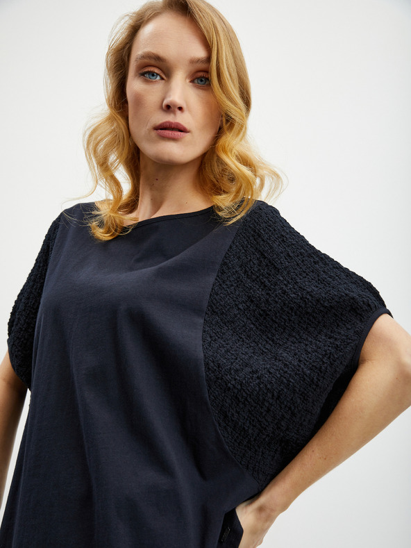 ZOOT.lab Schwarzes Damen-T-Shirt in Übergröße ZOOT.lab Kyala