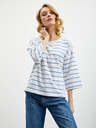 ZOOT.lab Weißes gestreiftes Damen-T-Shirt ZOOT.lab Dolly
