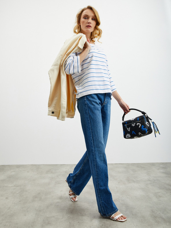 ZOOT.lab Weißes gestreiftes Damen-T-Shirt ZOOT.lab Dolly