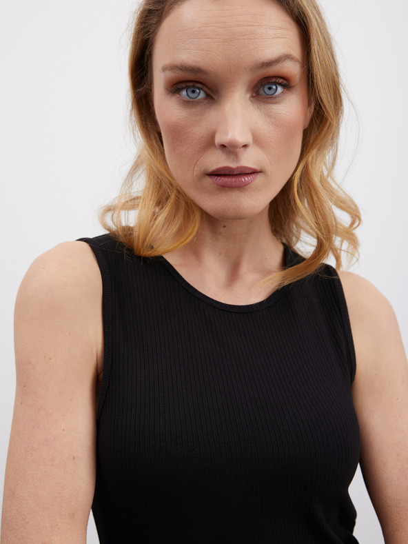 ZOOT.lab Schwarzes Damen-Rippen-Tank-Top ZOOT.lab Reza