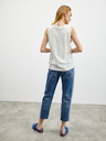 ZOOT.lab Weißes Damen-Leinen-Tank-Top ZOOT.lab Josi