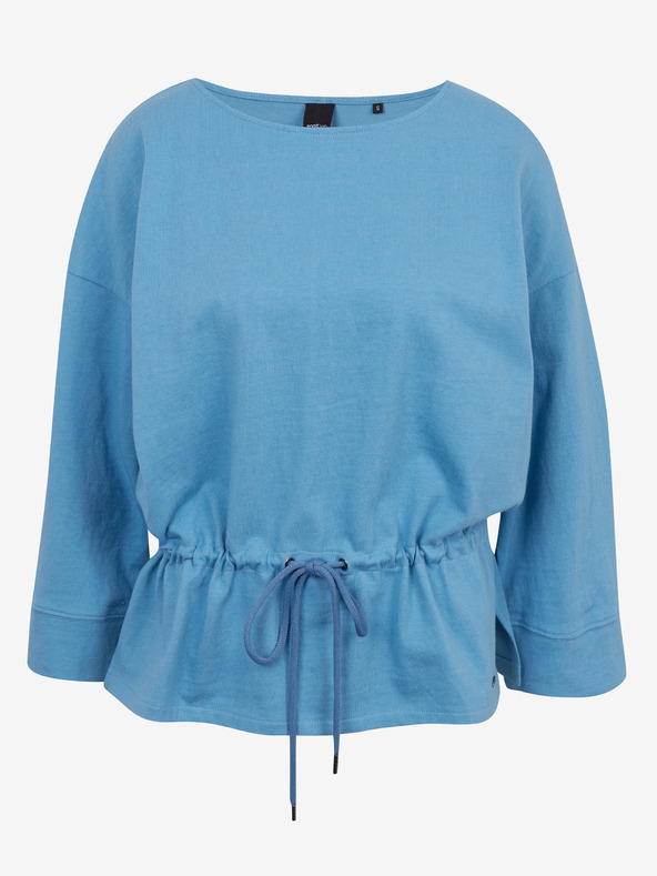 ZOOT.lab Hellblaues Damen-Sweatshirt in Übergröße mit Taillenzug ZOOT.lab Sash