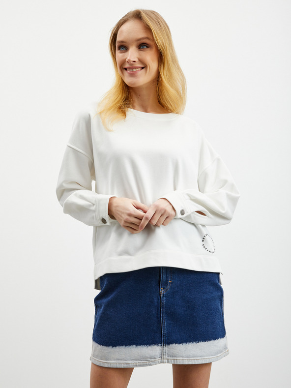 ZOOT.lab Weißes Damen-Sweatshirt in Übergröße ZOOT.lab Alisun