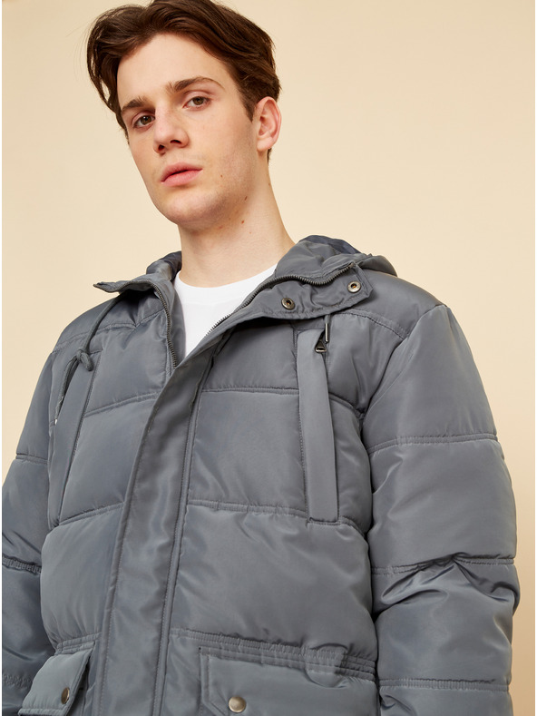 ZOOT.lab Graue Herren Stepp-Winterjacke ZOOT.lab