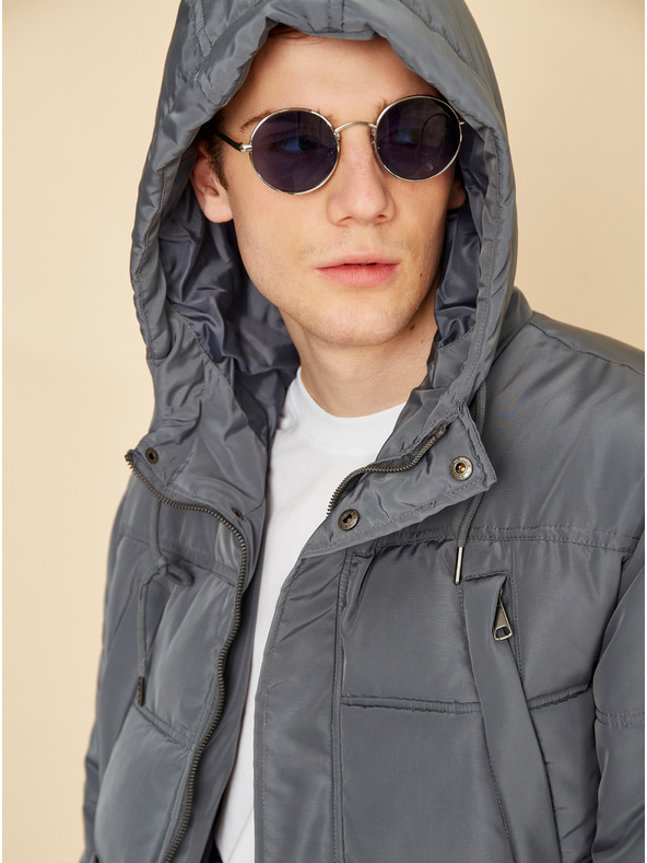 ZOOT.lab Graue Herren Stepp-Winterjacke ZOOT.lab