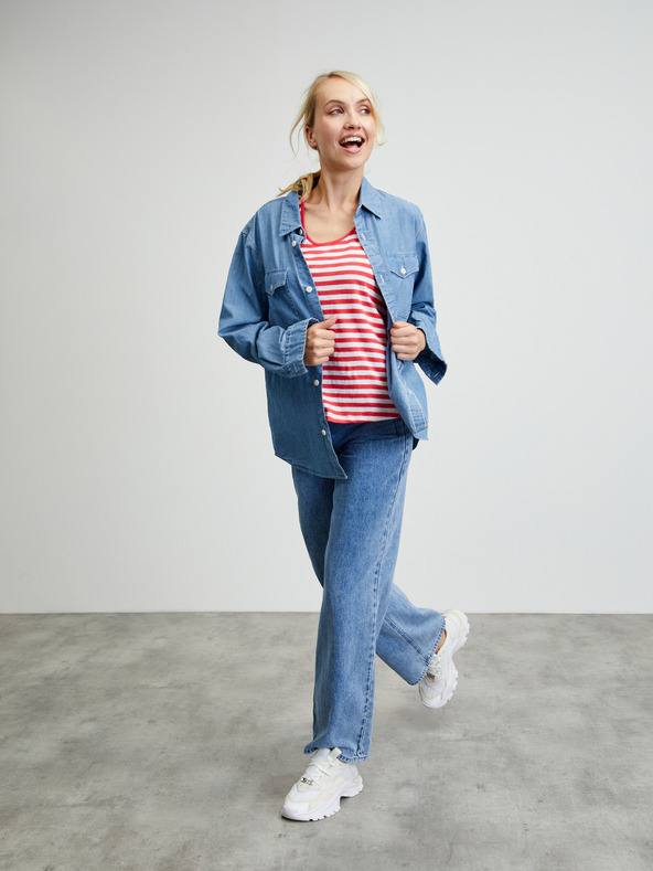 ZOOT.lab Weiß-rot gestreiftes Damen-Tank-Top ZOOT.lab Josefina