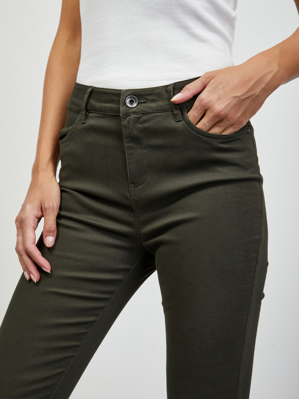 ZOOT.lab Khakifarbene schmal geschnittene Damenhose ZOOT.lab Anna