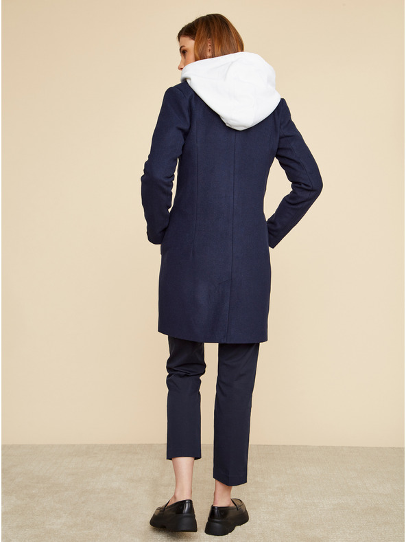 ZOOT.lab Dunkelblauer Damenmantel aus Wollmischung ZOOT.lab Klara