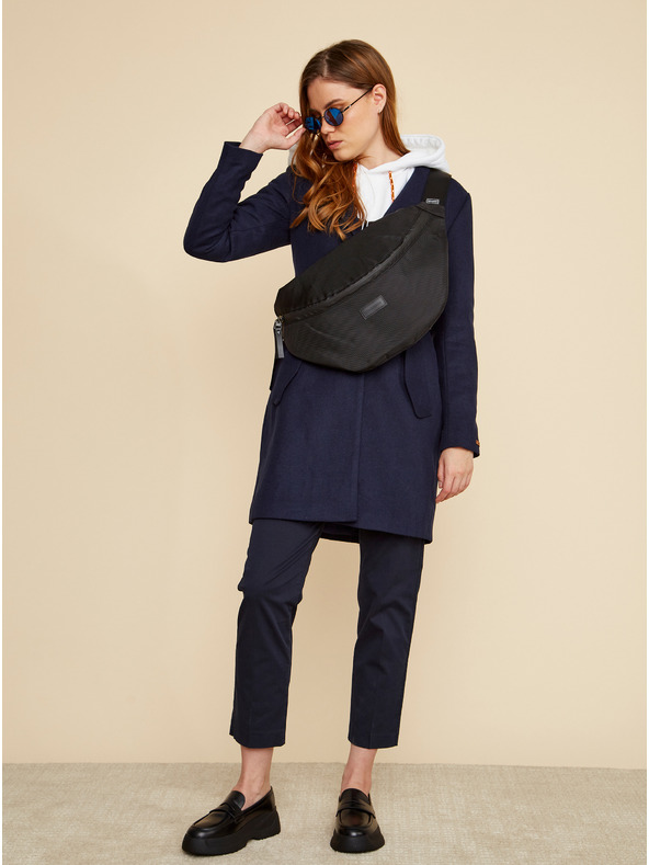 ZOOT.lab Dunkelblauer Damenmantel aus Wollmischung ZOOT.lab Klara