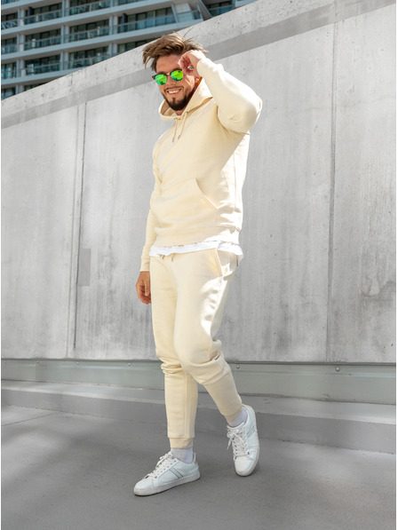 ICOONIC Beige Unisex Basic Jogginghose ICOONIC