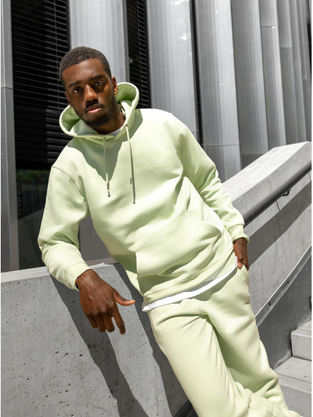 ICOONIC Hellgrüner Unisex-Kapuzenpullover ICOONIC