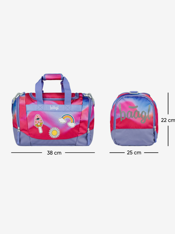 BAAGL  Rote Kindersporttasche Hippie Baagl