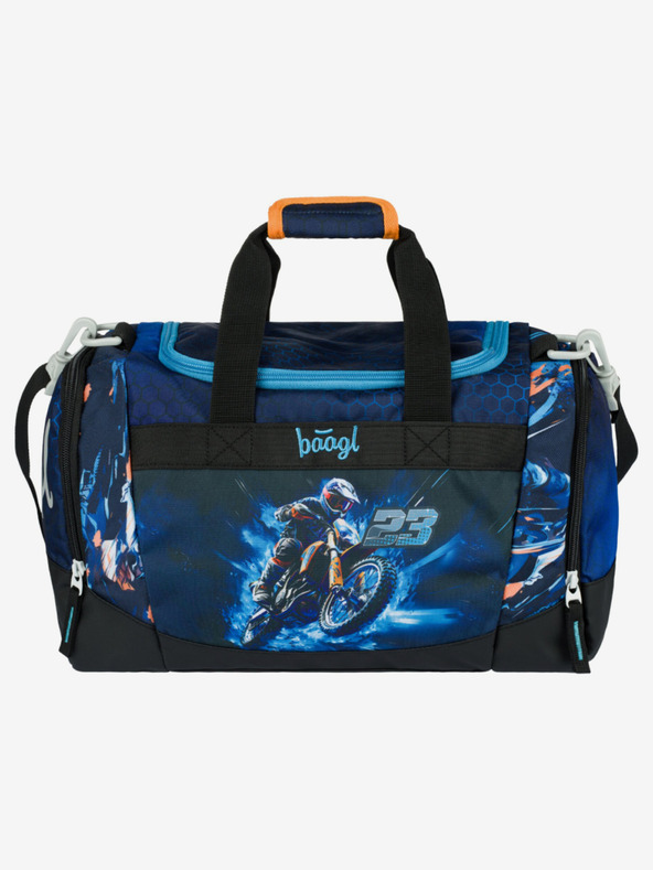 BAAGL  Blauer Kinder-Sportbeutel Motorrad Baagl