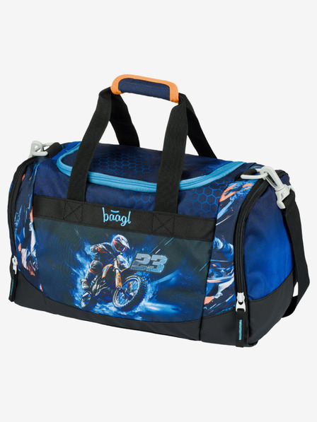 BAAGL  Blauer Kinder-Sportbeutel Motorrad Baagl