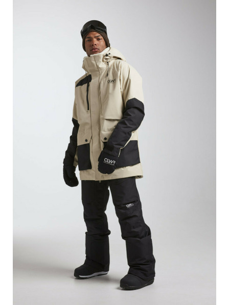 Tenson Herren Snowboardjacke Colourwear Spine M Beige