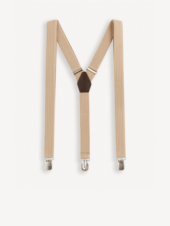 Celio Herren Celio Gistrap Hosenträger in Beige