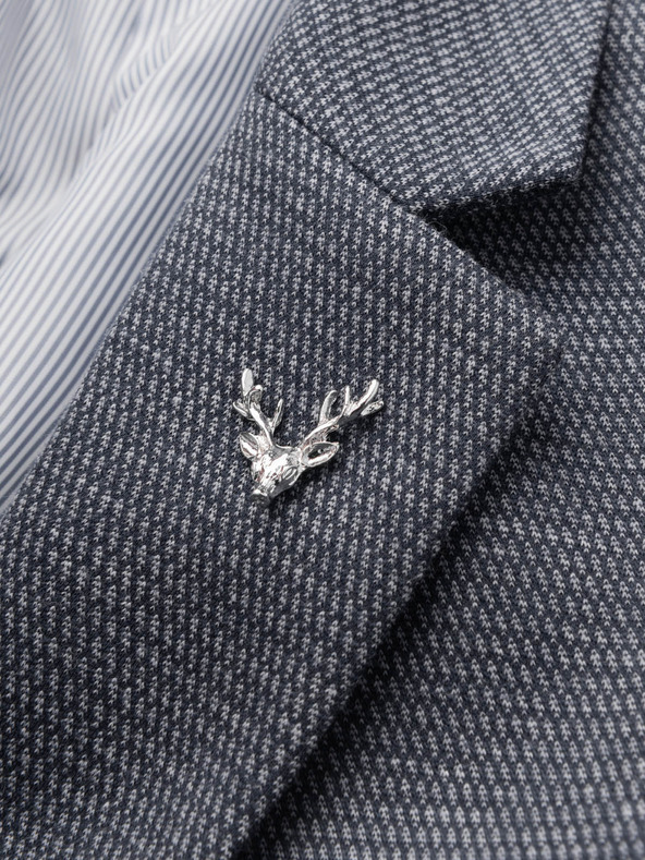 Ombre Clothing Dekorative Hirsch-Kleiderschnalle aus Metall Silber Ombre Clothing