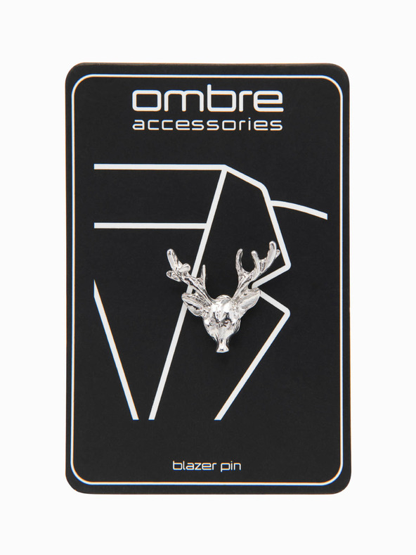 Ombre Clothing Dekorative Hirsch-Kleiderschnalle aus Metall Silber Ombre Clothing