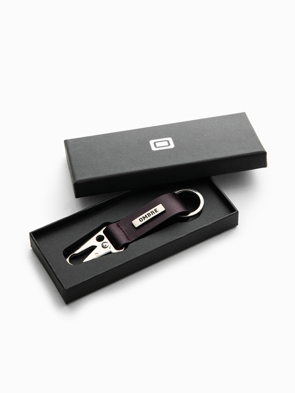 Ombre Clothing Herren Schlüsselanhänger mit Karabiner Ombre Clothing