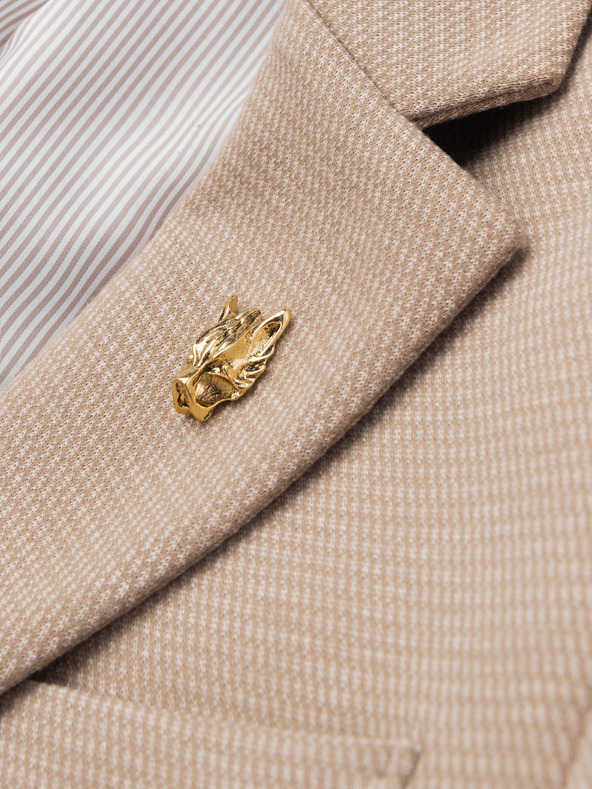 Ombre Clothing Dekorative Wolfs-Kleiderschnalle aus Metall Gold Ombre Clothing