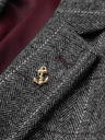 Ombre Clothing Dekorative Metall-Kleiderschnalle Gold Ombre Clothing