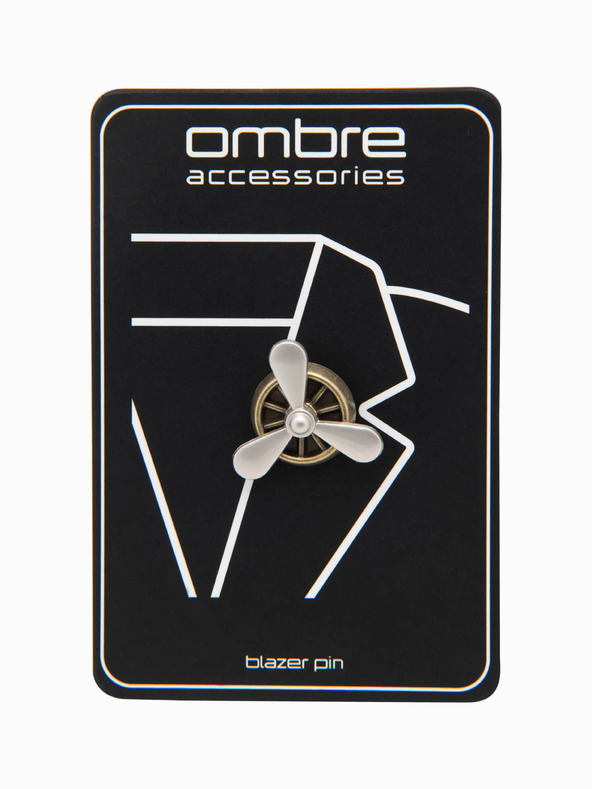 Ombre Clothing Dekorative Metall-Kleiderbrosche Propeller creme Ombre Clothing