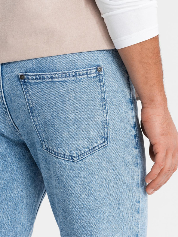 Ombre Clothing Herren Classic Washed Jeans REGULAR FIT Blau Ombre Kleidung