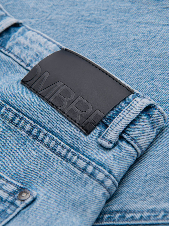 Ombre Clothing Herren Classic Washed Jeans REGULAR FIT Blau Ombre Kleidung