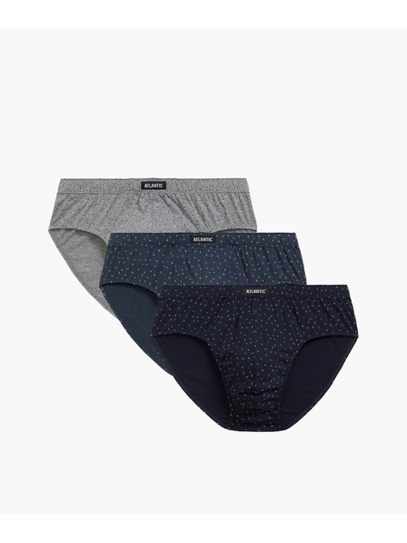 Atlantic Herren klassische Slip ATLANTIC 3er-Pack - mehrfarbig Größe: