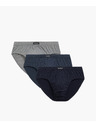 Atlantic Herren klassische Slip ATLANTIC 3er-Pack - mehrfarbig Größe: