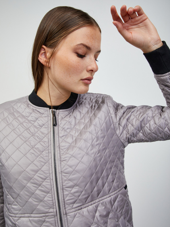 ZOOT.lab Graue verlängerte Steppjacke für Damen ZOOT.lab Patty