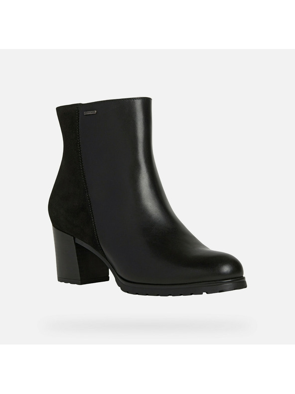 Geox Schwarze Damen Ankle Boots Geox New Lise Np Abx