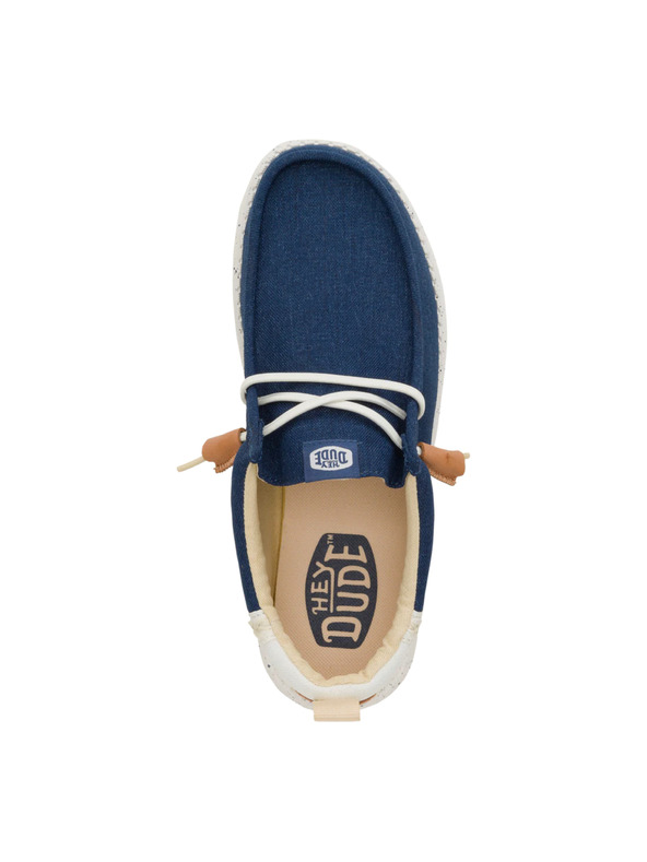 Hey Dude Damen blaue Mokassins Hey Dude