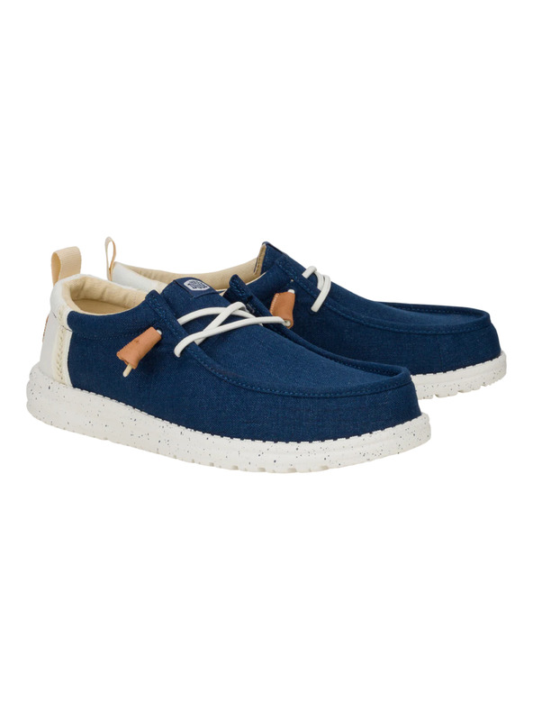 Hey Dude Damen blaue Mokassins Hey Dude