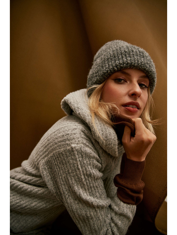 Moodo Gerippte Mütze Moodo