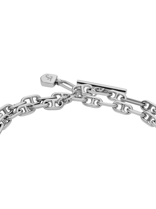 Fossil Damen Doppel Edelstahl Armband Fossil D-Link JA7245040