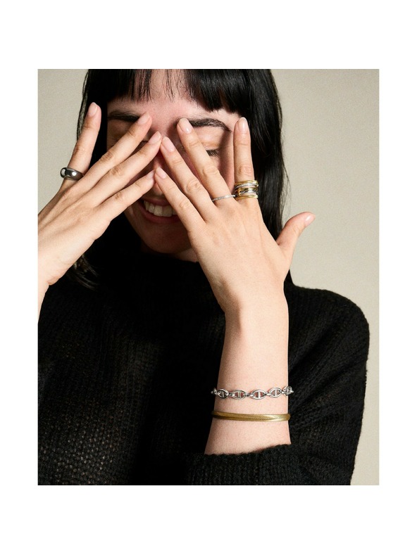 Fossil Damen Edelstahl Armband Fossil D-Link JA7244040