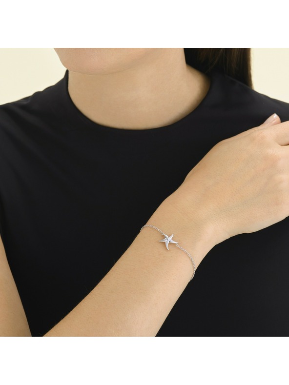 Rosefield Damen Rhodiniertes Armband Rosefield JBSBS-J829