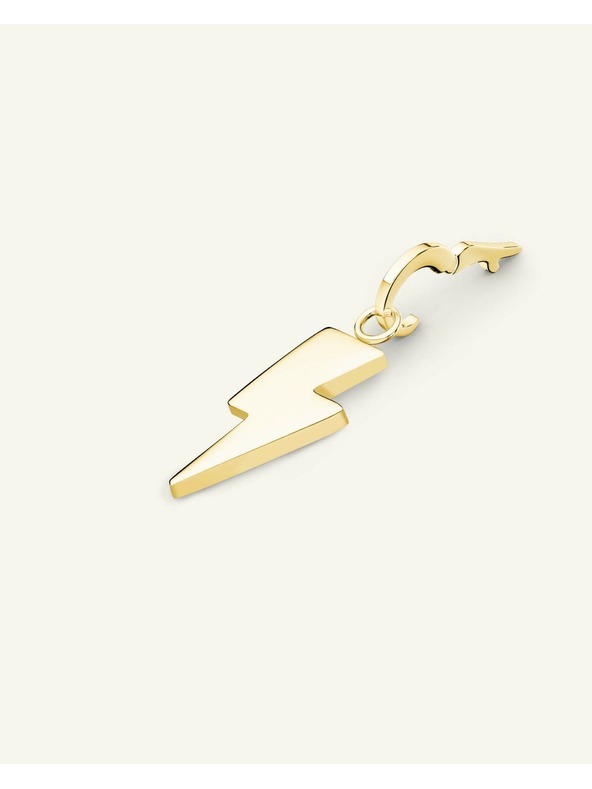 Rosefield Rosefield Anhänger in Goldfarbe Symbol Donner