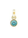 Rosefield Rosefield Anhänger Goldfarben Birthstone März Farbe