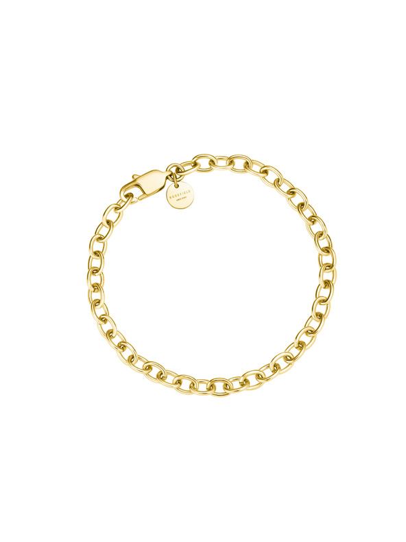 Rosefield Rosefield Armband in Goldfarbe Oval Chainlink JBOCG-J593