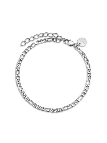 Rosefield Rosefield Armband in Silberfarbe Figaro Chain JBFCS-J533