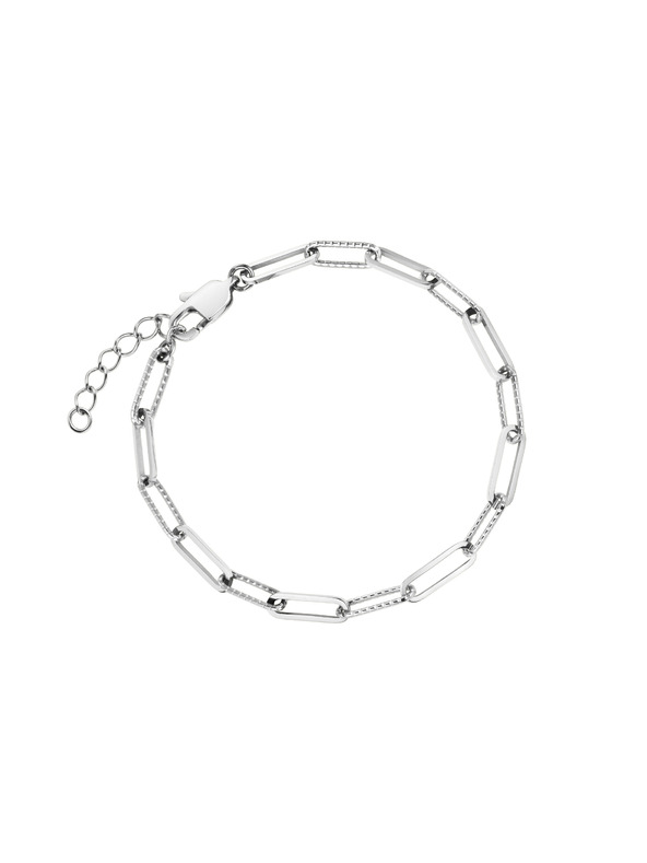 Rosefield Rosefield Armband in Silberfarbe Hammered Chain JBHCS-J596