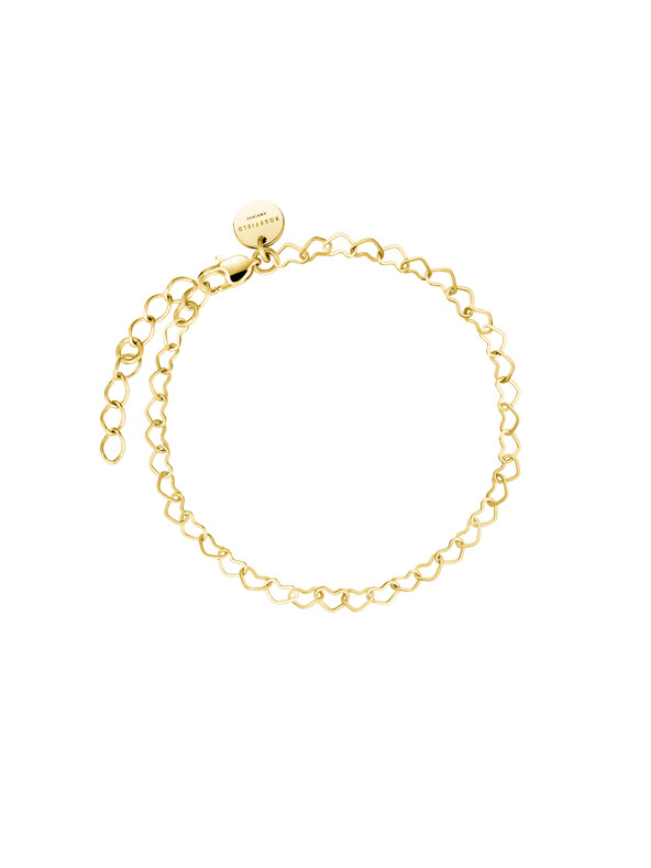 Rosefield Rosefield Armband in Goldfarbe Heart Chain JBHCG-J682