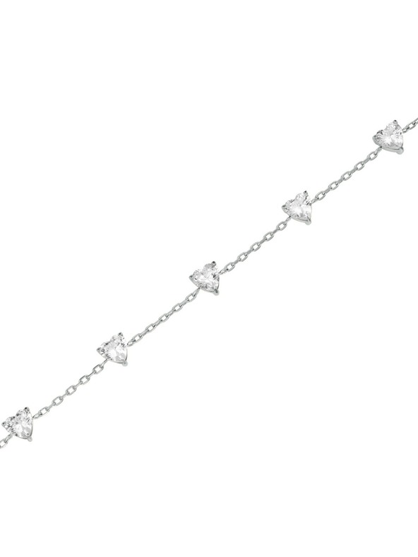 Rosefield Rhodinierter Damenarmband Rosefield JBRHS-J1014