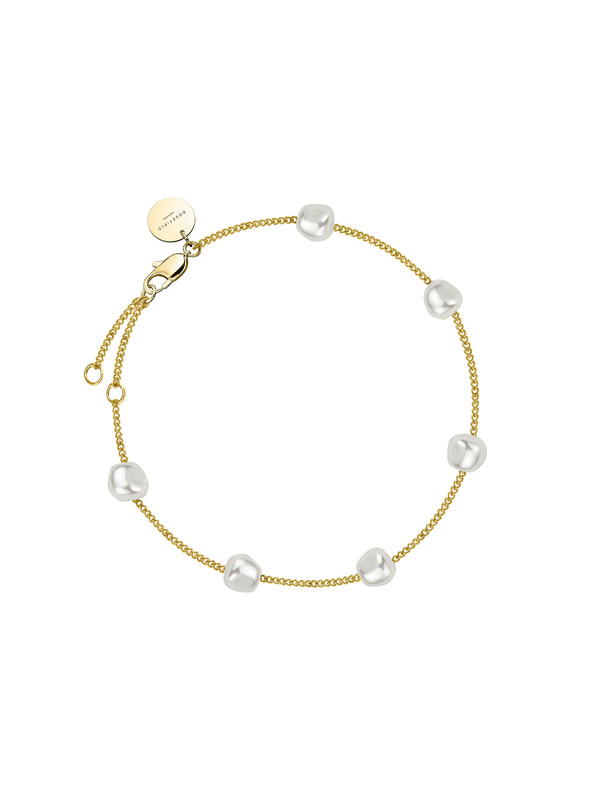 Rosefield Rosefield Armband in Goldfarbe Multi Pearl JBLPG-J603