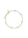 Rosefield Rosefield Armband in Goldfarbe Multi Pearl JBLPG-J603